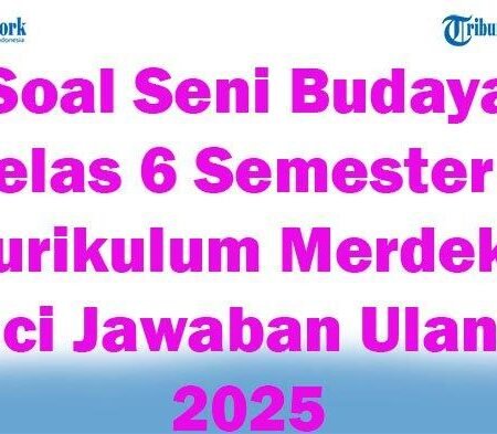 45 Soal Ulangan Seni Budaya Kelas 6 SD: Persiapkan Diri dengan Kunci Mudah untuk Ujian Akhir Semster 2
